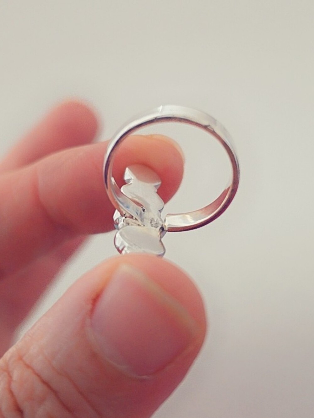 Aurora Opal 925 Sterling Silver Gemstone Ring - Picture 3 of 4
